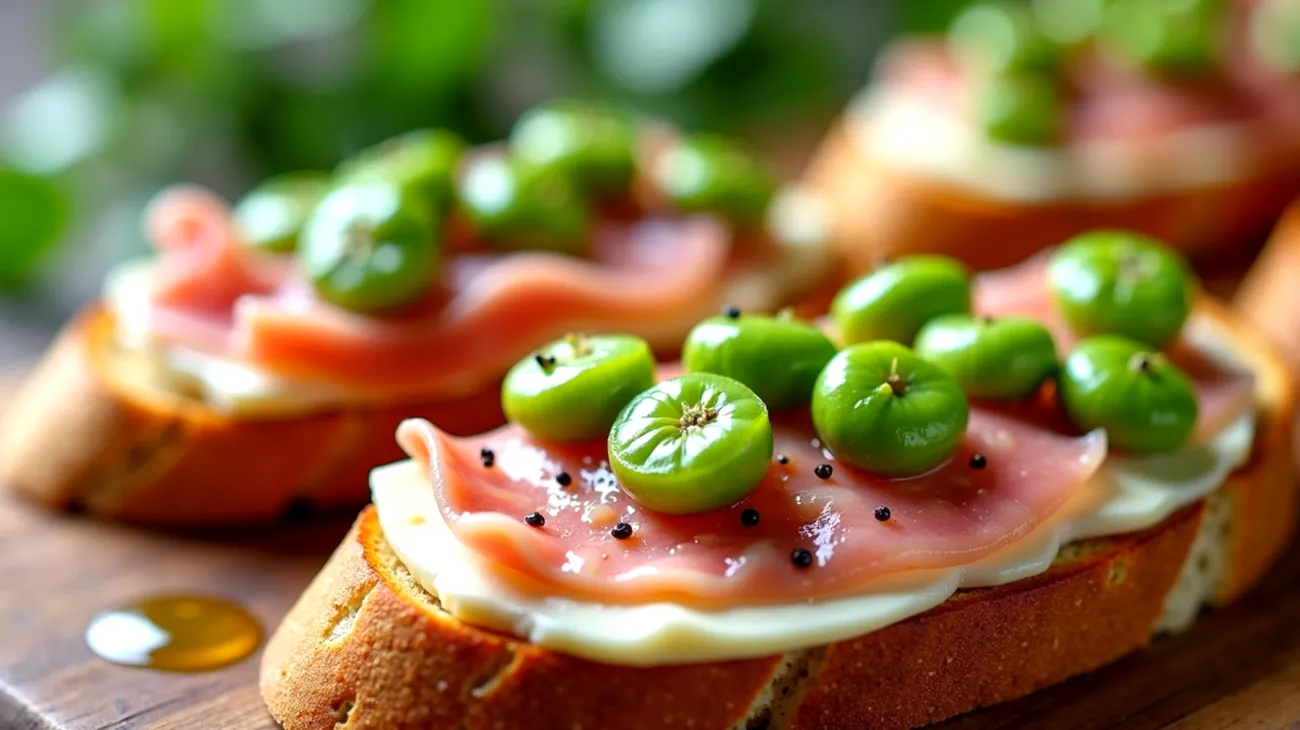 Crostini rustici ingredienti toscani primavera"