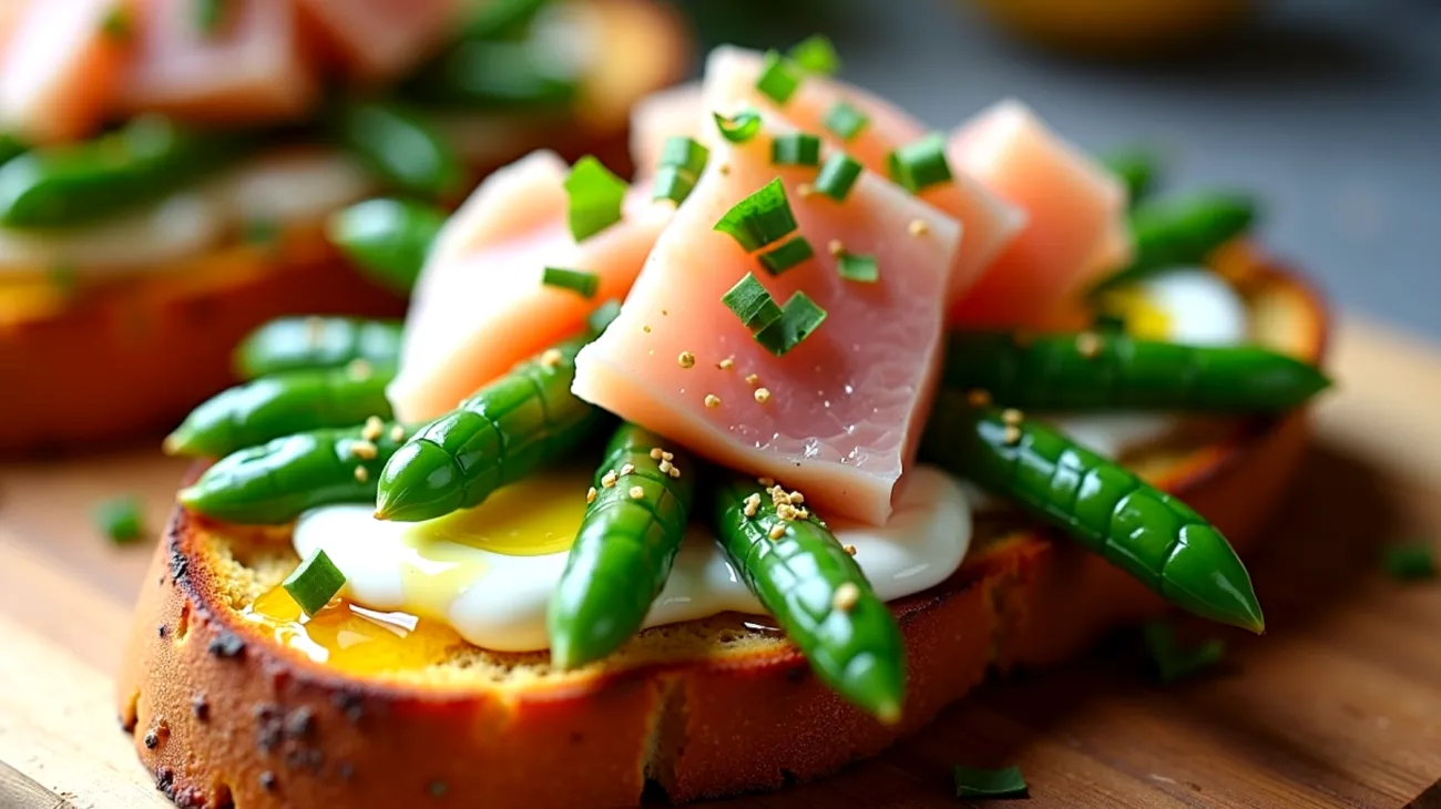 pane casereccio burrata tonno e fagiolini"